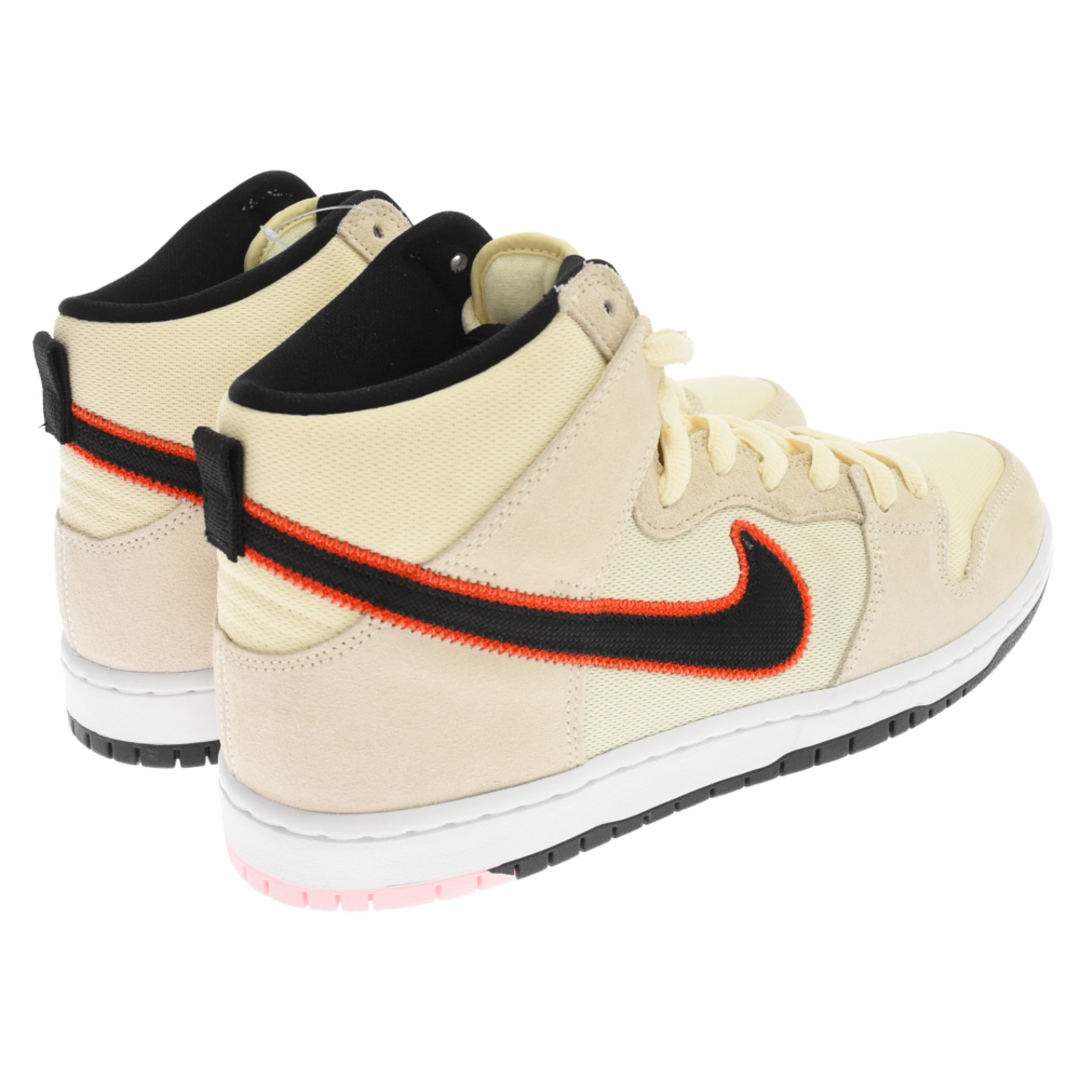 NIKE SB ナイキエスビー DUNK HIGH PRO PRM COCONUT MILK ダンク ハイ プロ プレミアム ココナッツミルク  ハイカットスニーカー DO9394-100 US9/27cm アイボリー