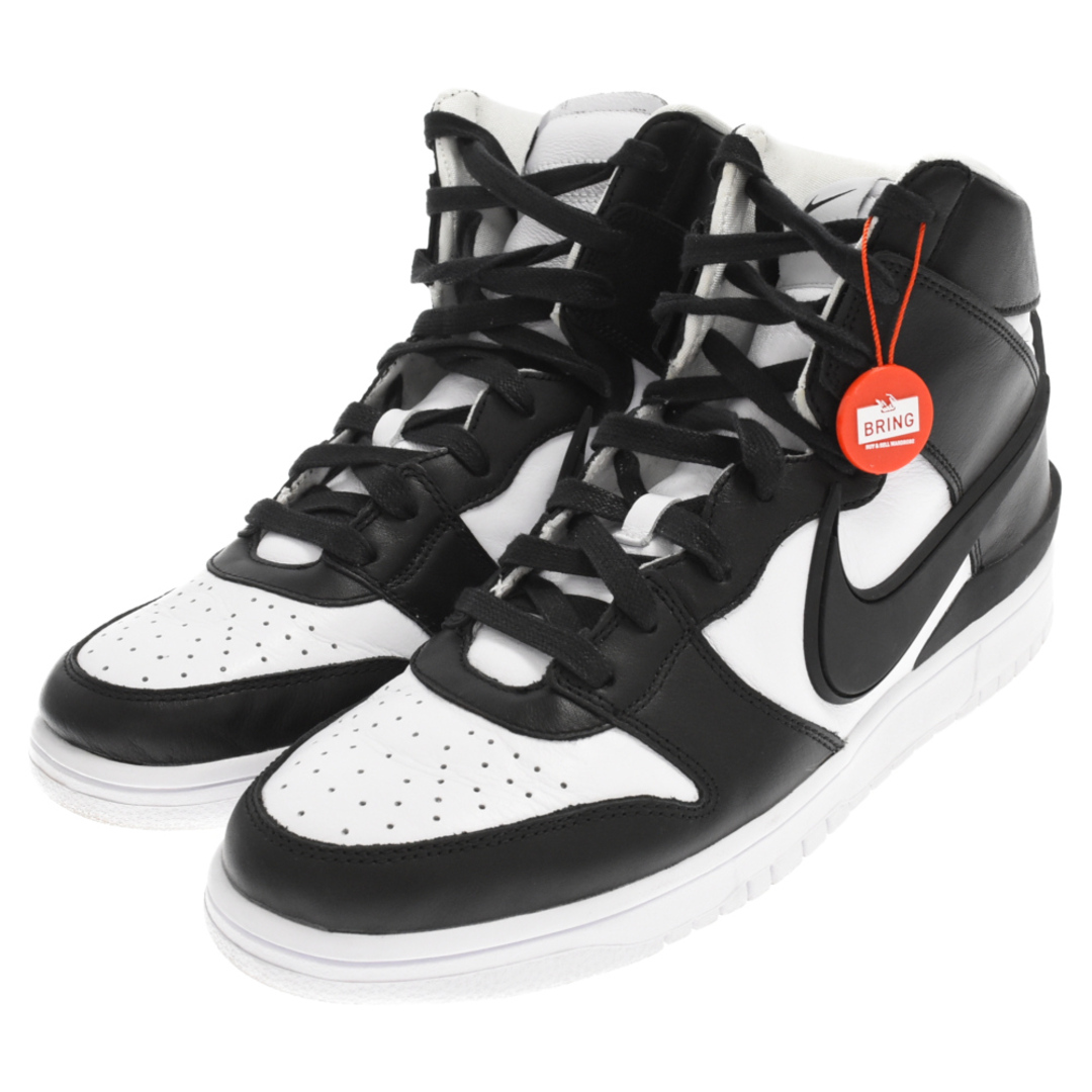 NIKE ナイキ ×AMBUSH DUNK HIGH アンブッシュ ダンク ハイカット スニーカー ブラック/ホワイト US11.5/29.5cm CU7544-001