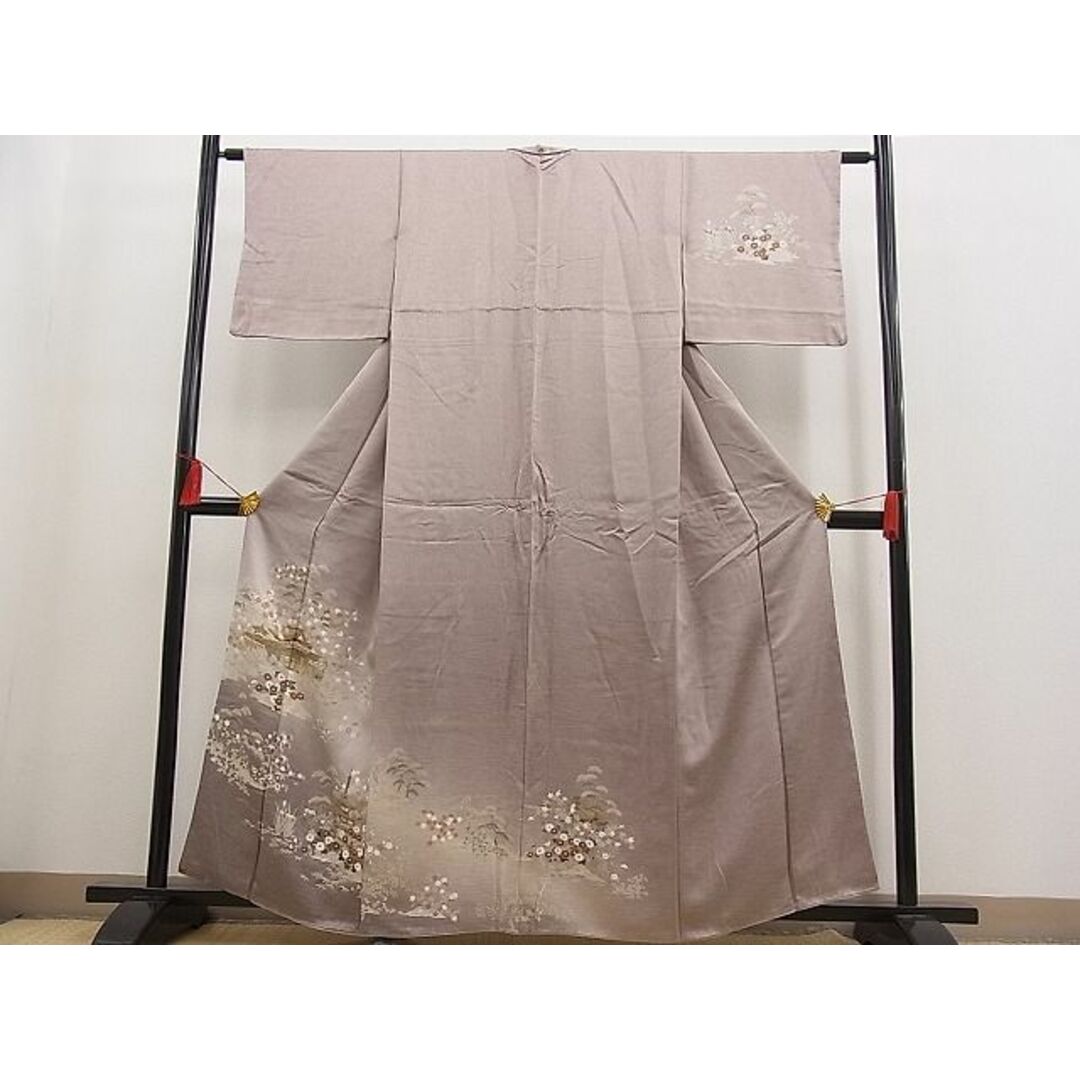 平和屋野田店■訪問着 風景文 暈し染め 金彩 逸品 n-pk2421 | フリマアプリ ラクマ 平和屋野田店■訪問着 手描き 風景文 暈し染め 金彩 逸品 n-gt2661