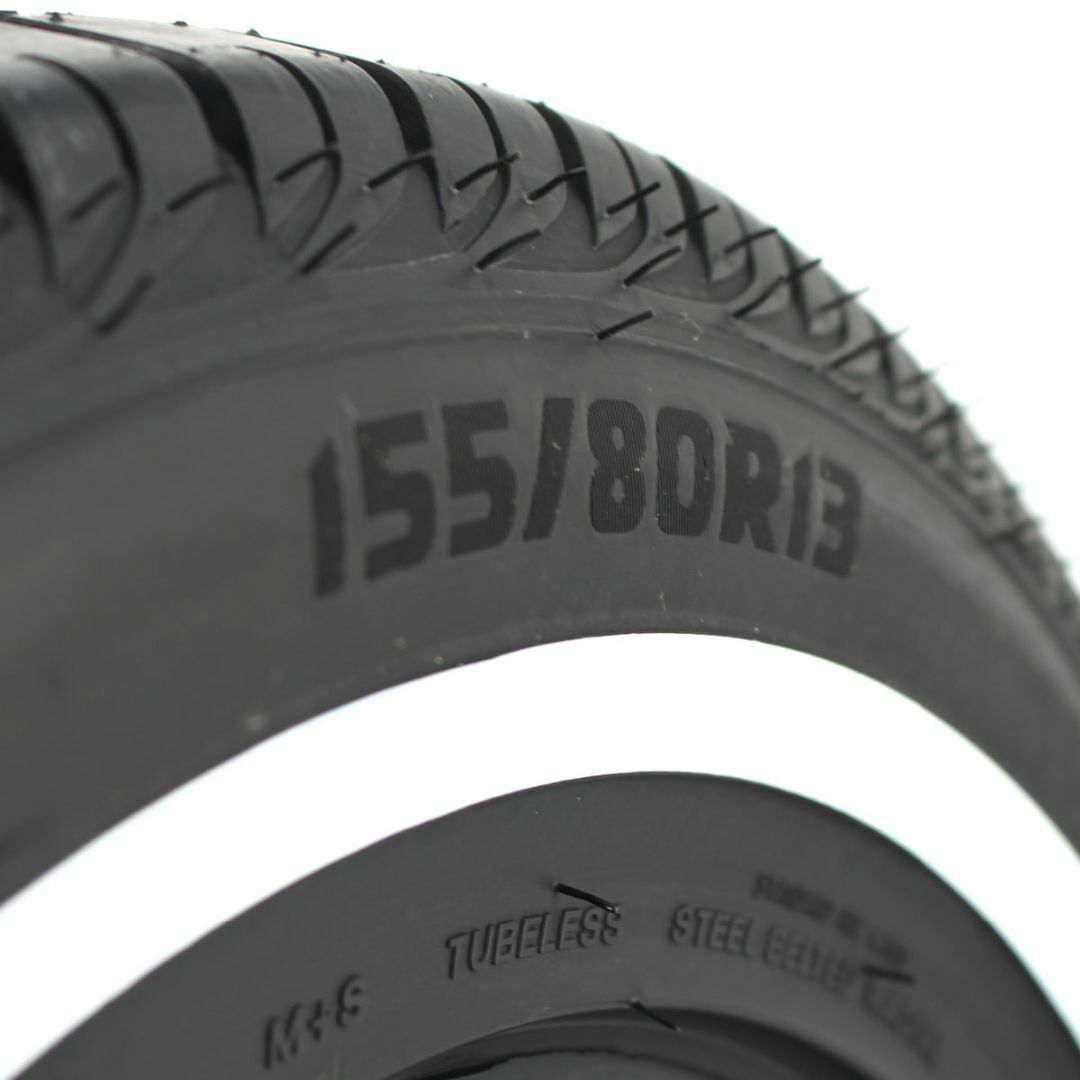 155/80R13 ホワイトリボン タイヤ 4本セット 送料無料！13インチ