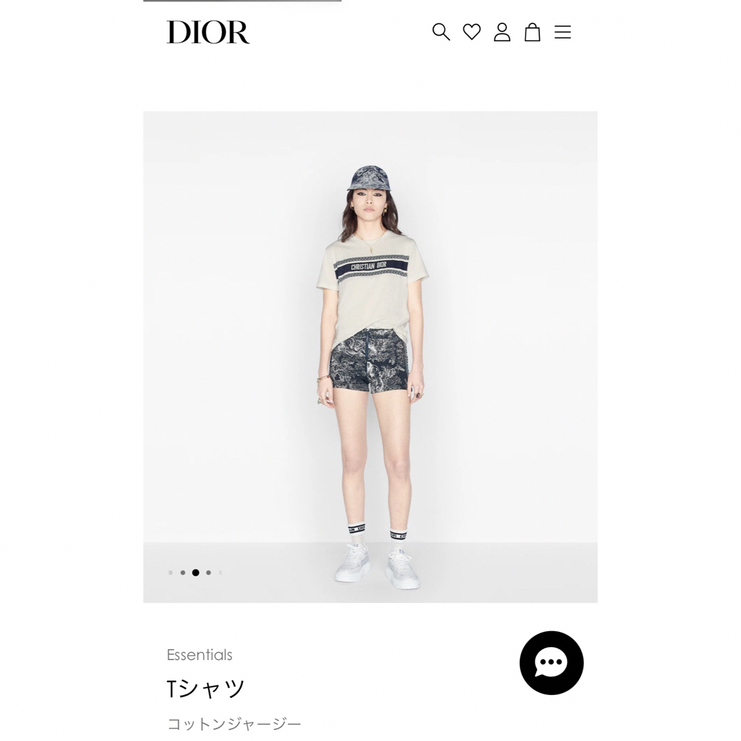 Christian Dior(クリスチャンディオール)のDior ディオール　Tシャツ レディースのトップス(Tシャツ(半袖/袖なし))の商品写真