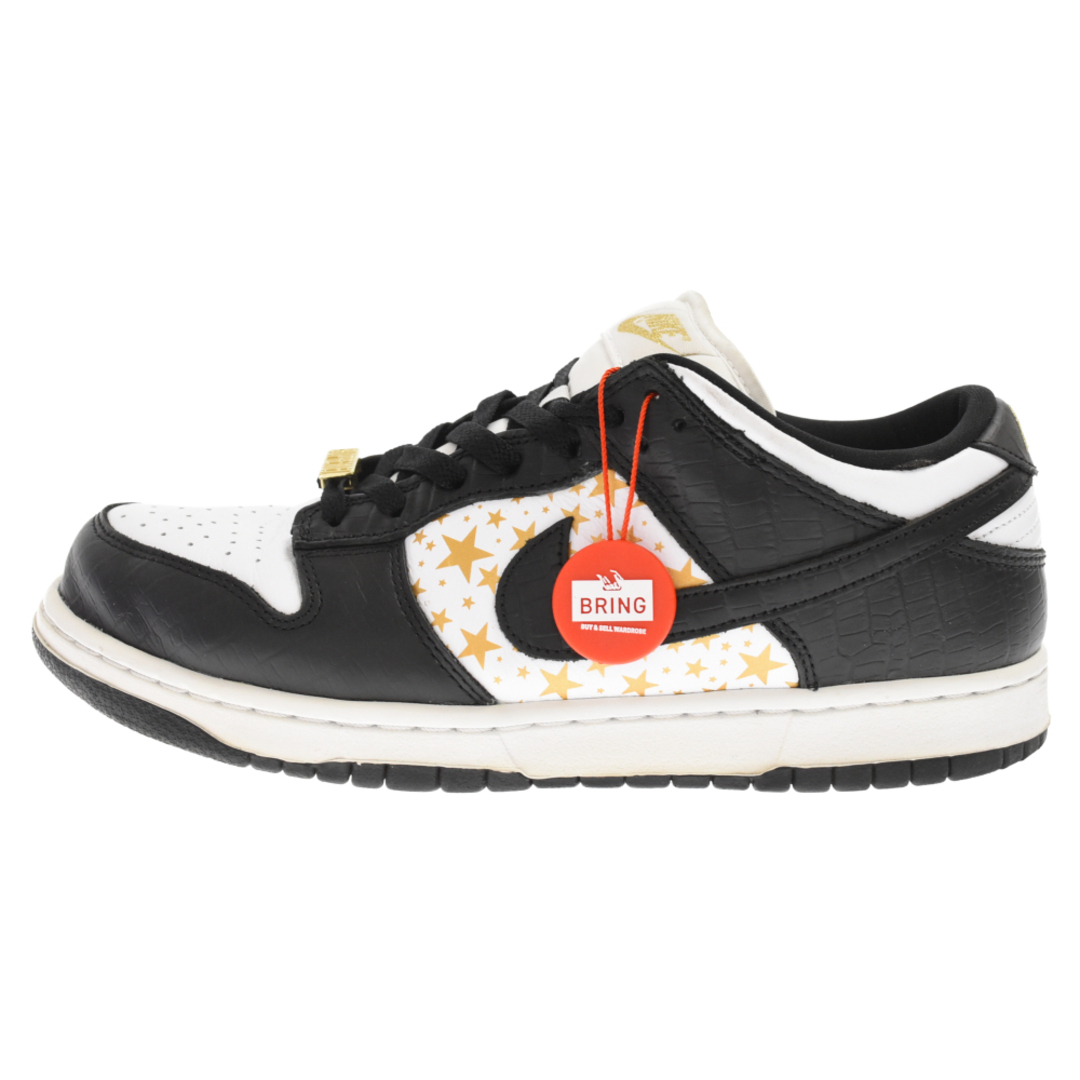 NIKE SB ナイキエスビー ×SUPREME DUNK LOW OG QS DH3228-102 シュプリーム ダンクロー ローカットスニーカー US9/27.0cm ホワイト/ブラック/ゴールド