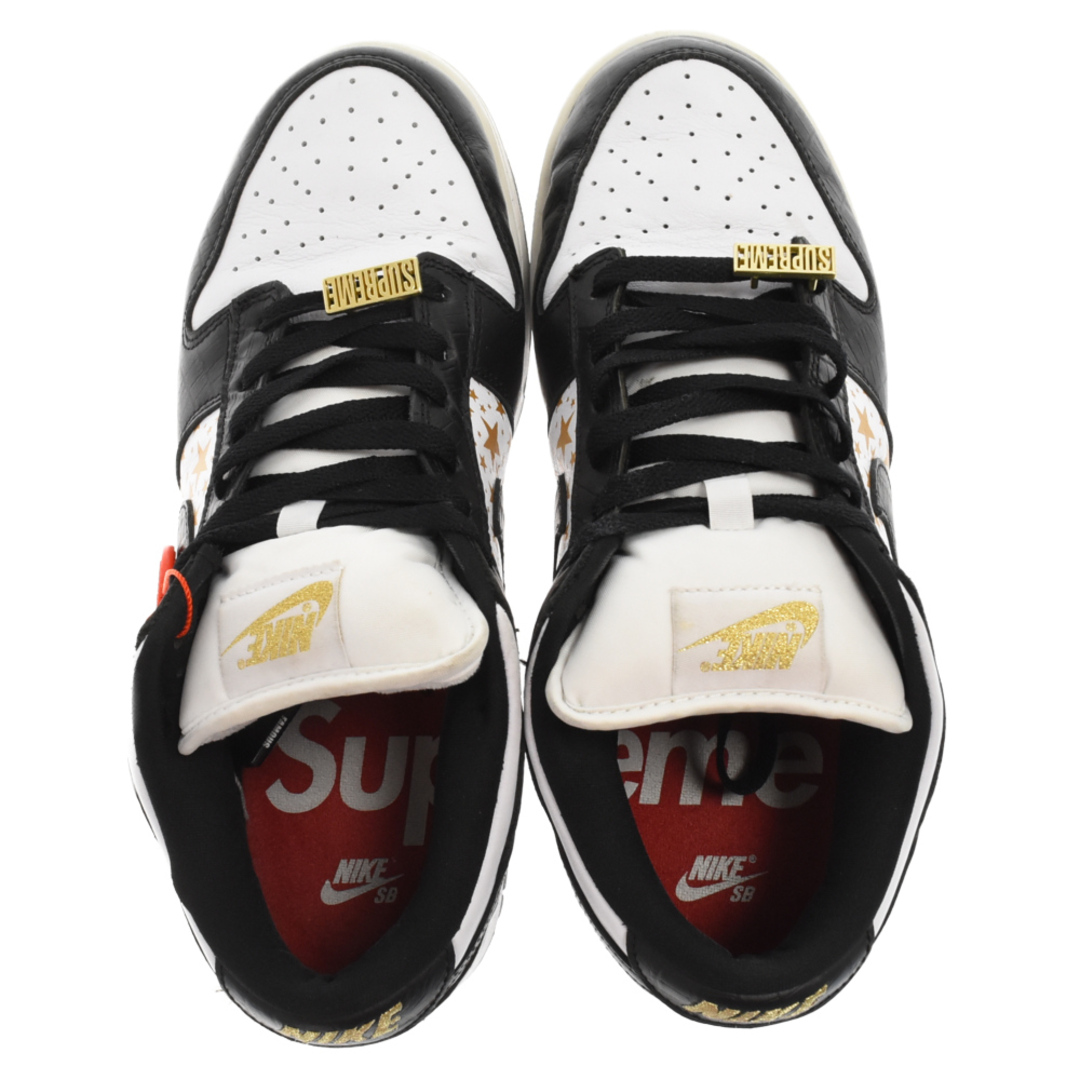 NIKE SB ナイキエスビー ×SUPREME DUNK LOW OG QS DH3228-102 シュプリーム ダンクロー ローカットスニーカー US9/27.0cm ホワイト/ブラック/ゴールド