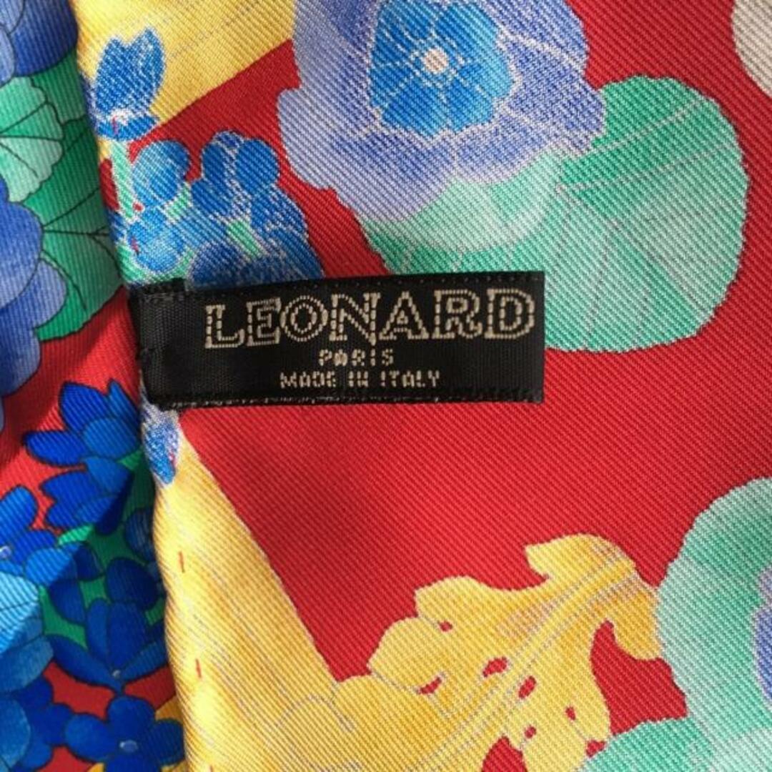レオナール スカーフ美品  - 花柄/小サイズ 2