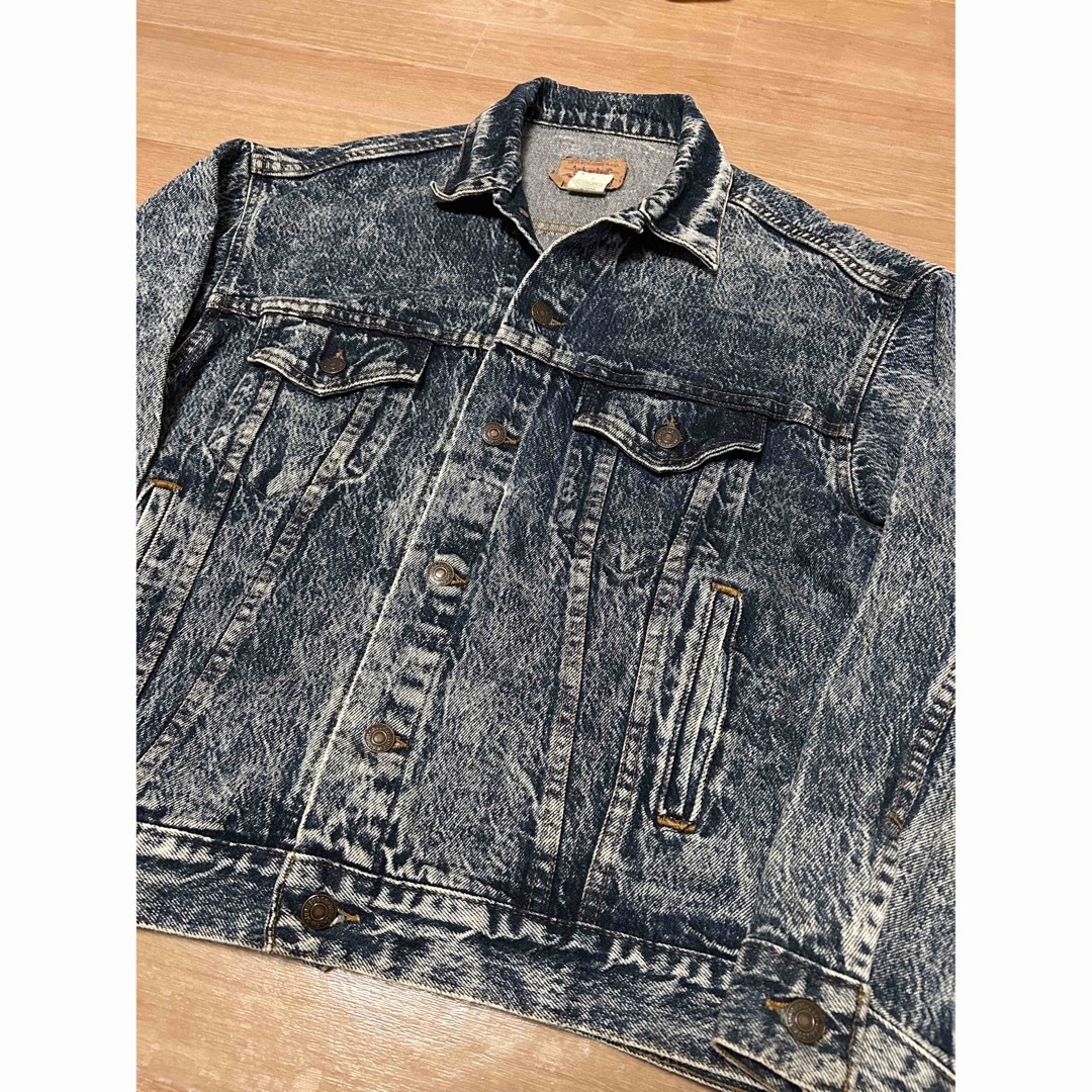 80s Levi's 70507-0520 ケミカルウォッシュ Gジャン M