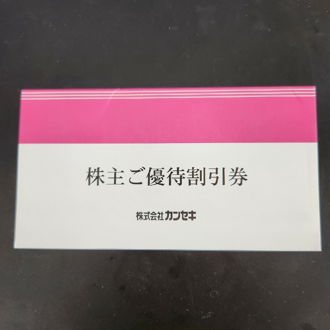 カンセキ株主優待割引券１０枚チケット