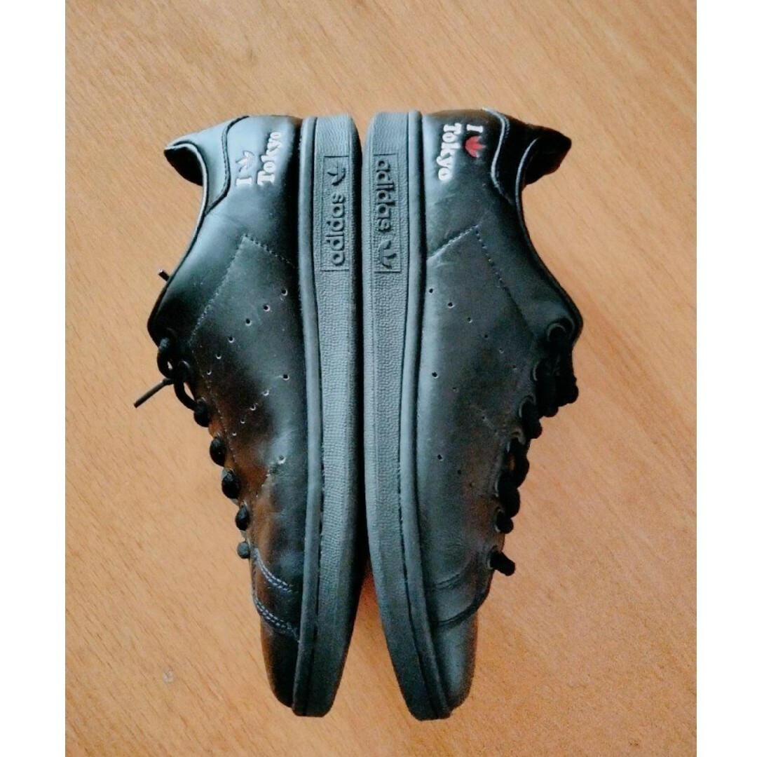 adidas　leather  Stan Smith　Black　24.5cm 3