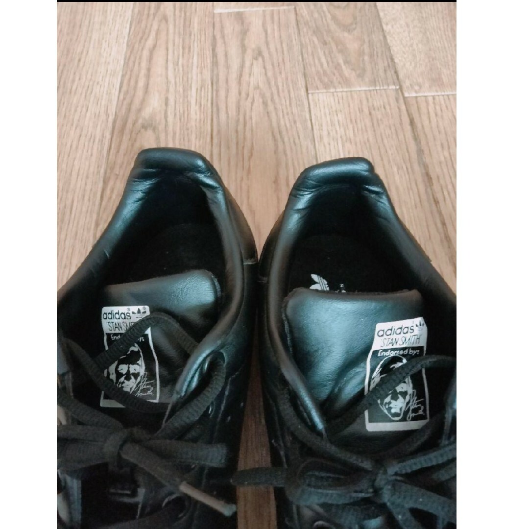 adidas　leather  Stan Smith　Black　24.5cm 6