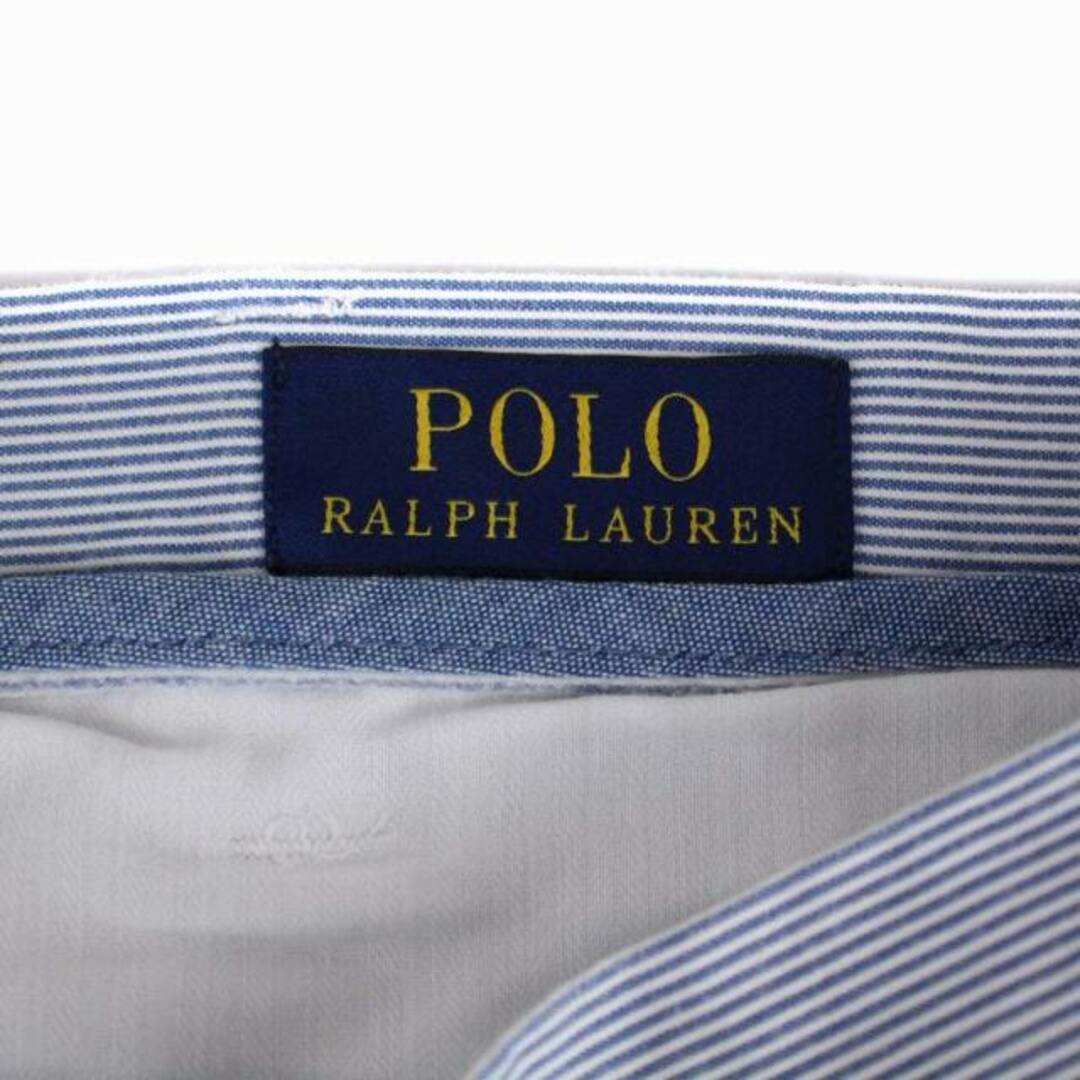 POLO RALPH LAUREN(ポロラルフローレン)のPOLO RALPH LAUREN ショートパンツ ジップフライ XL 青 白 メンズのパンツ(ショートパンツ)の商品写真