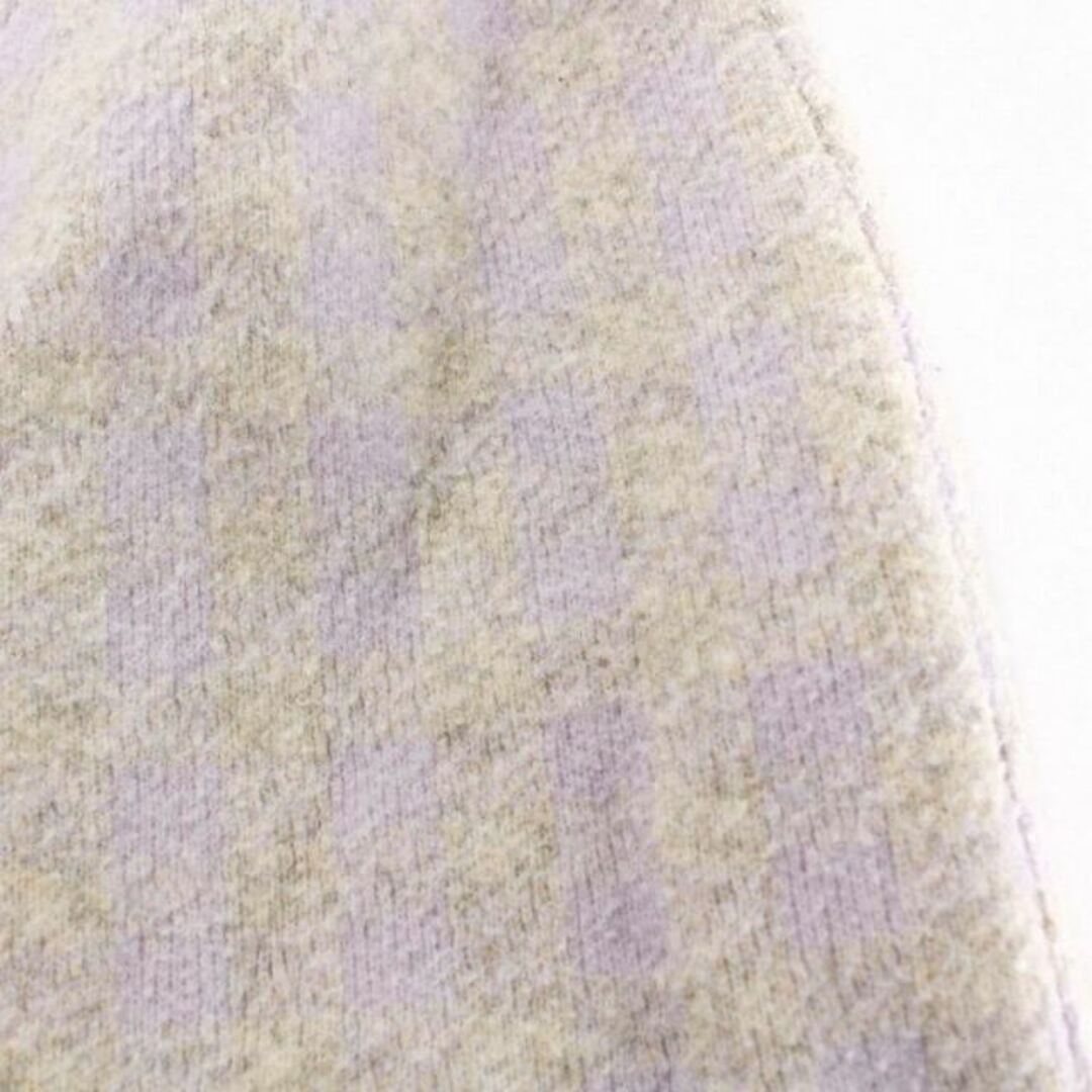 Spick & Span(スピックアンドスパン)のSpick&Span タイトスカート ロング チェック ウール混 36 S 紫 レディースのスカート(ロングスカート)の商品写真