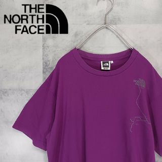 ザノースフェイス(THE NORTH FACE)のTHE NORTH FACE ノースフェイス メンズTシャツ L 紫 アウトドア(Tシャツ/カットソー(半袖/袖なし))