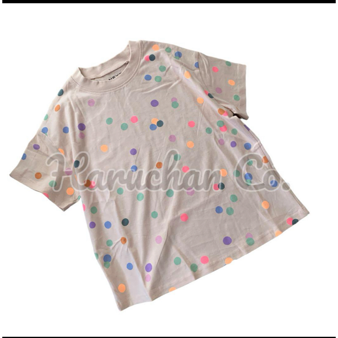 NEXT(ネクスト)の●未使用●5-6才　ボーダー　レインボー　Tシャツセット キッズ/ベビー/マタニティのキッズ服女の子用(90cm~)(Tシャツ/カットソー)の商品写真