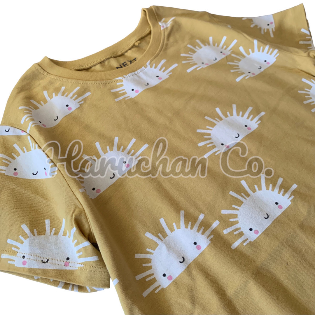 NEXT(ネクスト)の●未使用●5-6才　ボーダー　レインボー　Tシャツセット キッズ/ベビー/マタニティのキッズ服女の子用(90cm~)(Tシャツ/カットソー)の商品写真