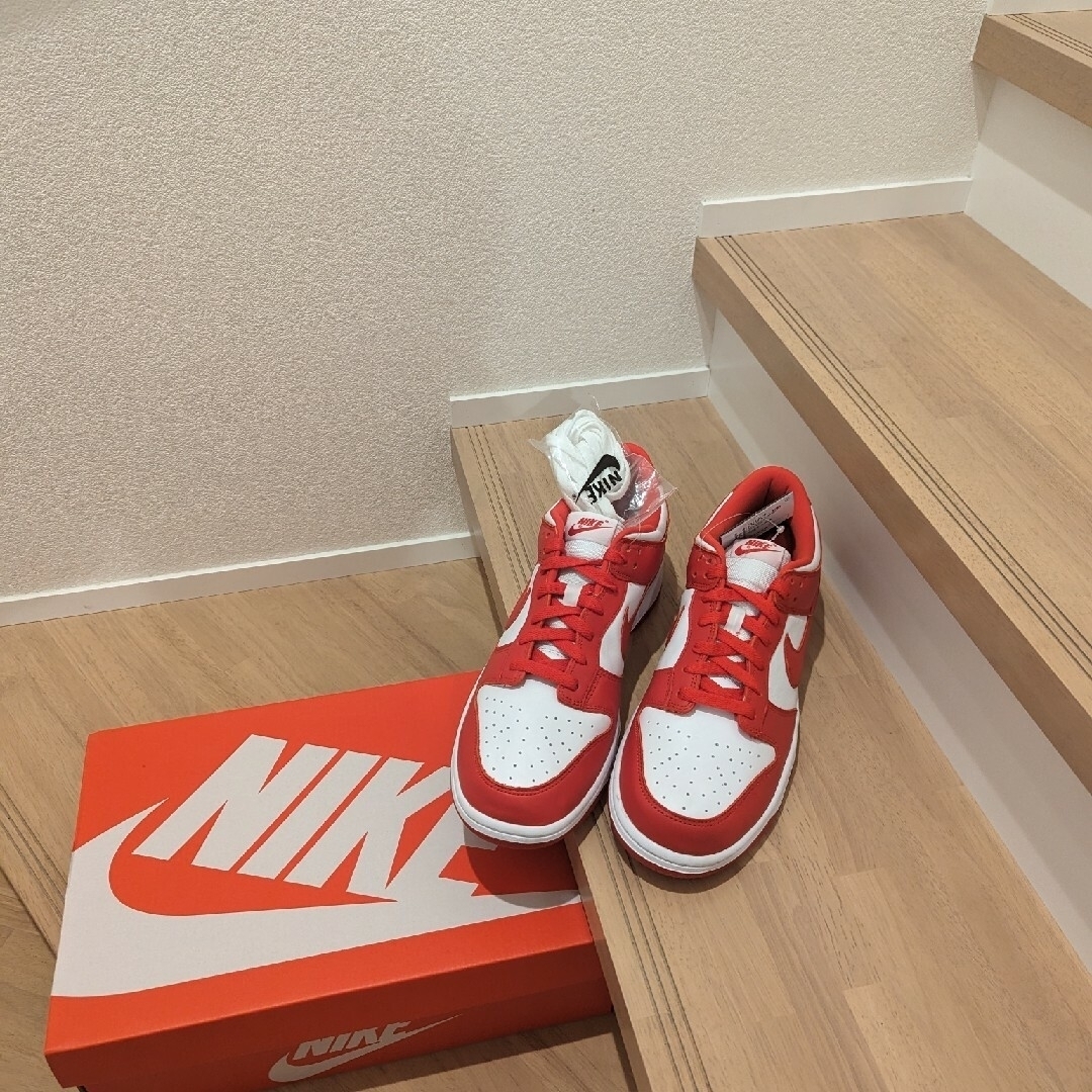 NIKE - Nike Dunk White and University Red 29cmの通販 by ぐらん90's ...