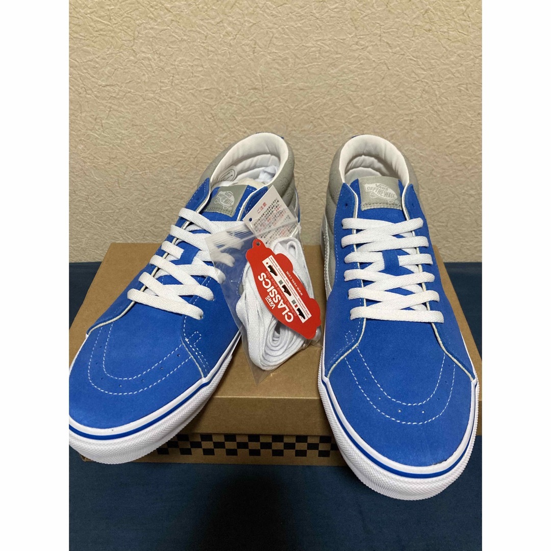 VANS × BUMP OF CHICKEN SK8-MID NAVY 28㎝ | フリマアプリ ラクマ