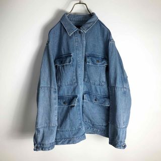 ステューシー(STUSSY)のSTUSSY ステューシー  デニムジャケット  ブルゾン  カバーオール(Gジャン/デニムジャケット)