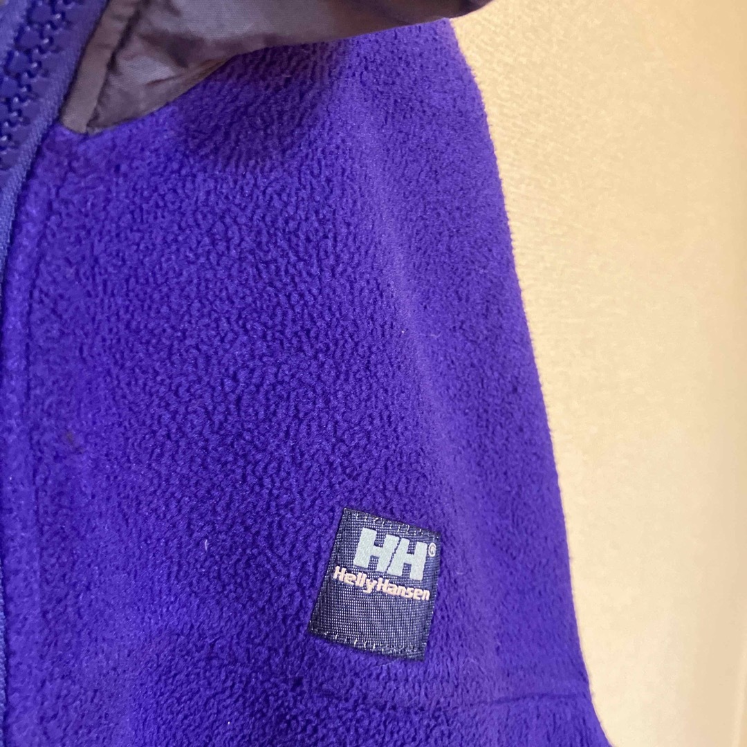 HELLY HANSEN(ヘリーハンセン)のHELLY HANSEN ヘリーハンセン　フリースジャケット　青紫　Mサイズ メンズのジャケット/アウター(その他)の商品写真