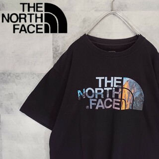 ザノースフェイス(THE NORTH FACE)のノースフェイス THE NORTH FACE メンズTシャツ 黒 XL キャンプ(Tシャツ/カットソー(半袖/袖なし))