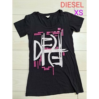 ディーゼル(DIESEL)のDIESEL　ディーゼル　半袖　Tシャツ　トップス　レディース　XSサイズ(Tシャツ(半袖/袖なし))