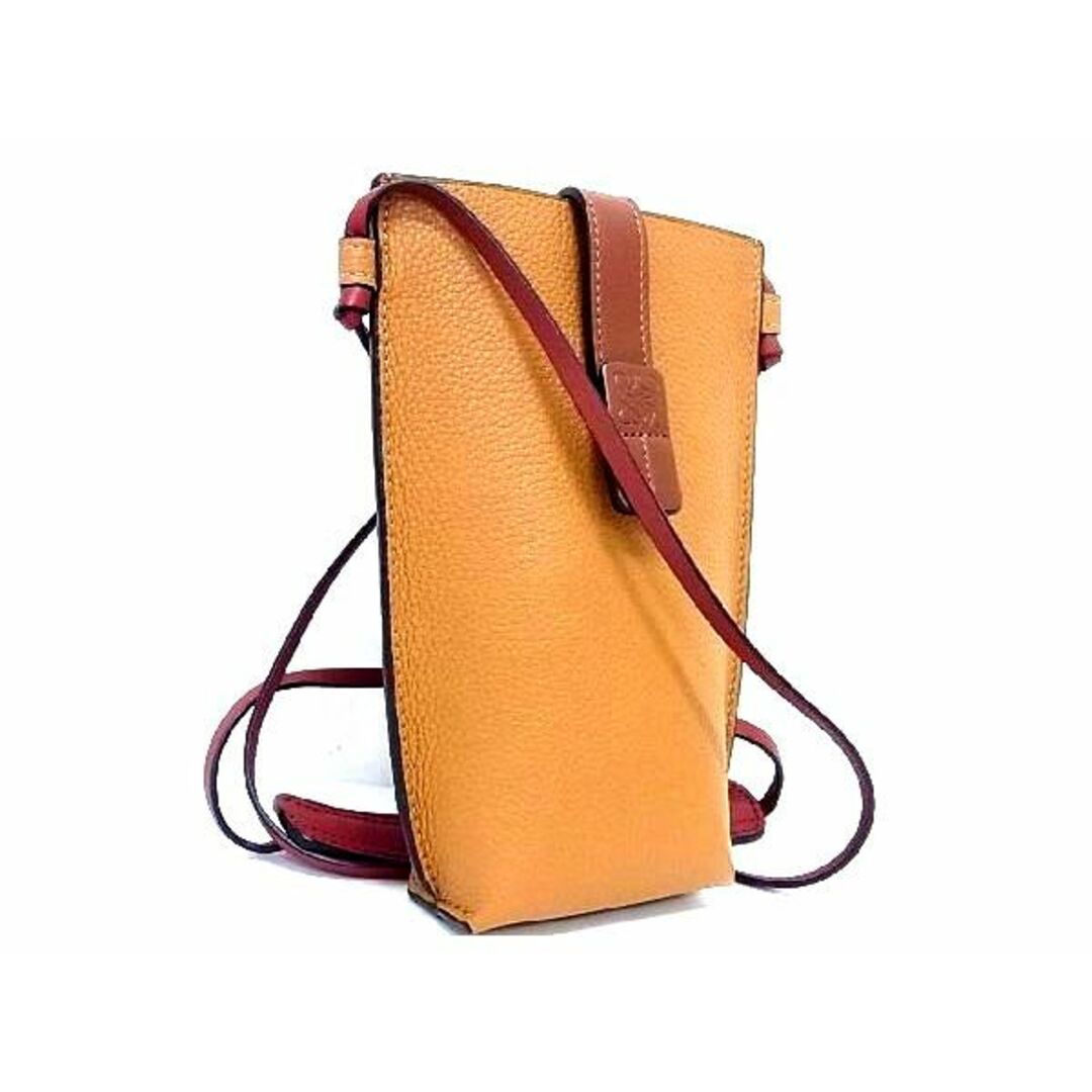 □新品□未使用□ LOEWE ロエベ アナグラム レザー スマホポーチ