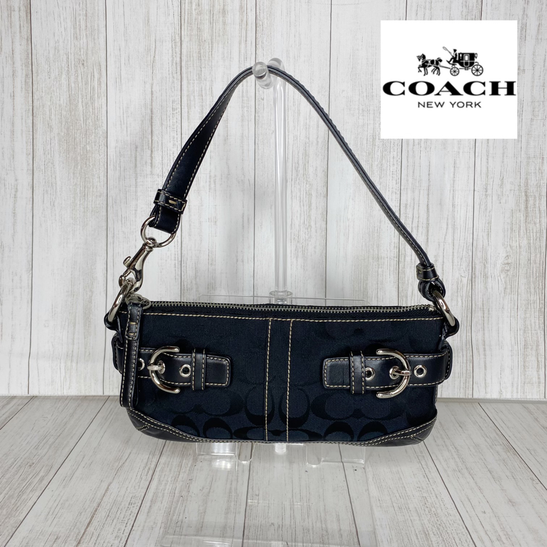 COACH コーチ　シグネチャー　ショルダーバッグ　ハンドバッグレディース