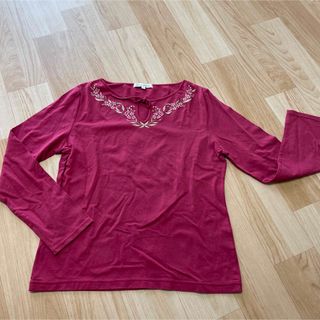 ローラアシュレイ(LAURA ASHLEY)のローラアシュレイ　Tシャツカットソー☆美品(カットソー(長袖/七分))