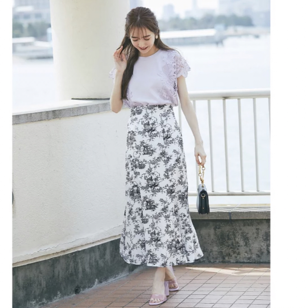 TOCCO closet - トワルドジュイ柄マーメイドスカートtocco closet