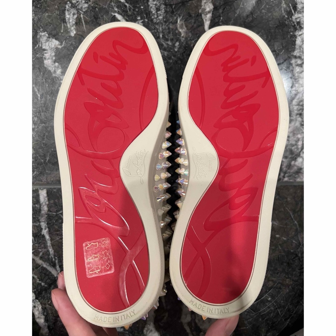 Christian Louboutin(クリスチャンルブタン)の美品 Christian Louboutin スニーカー 38 レディースの靴/シューズ(スニーカー)の商品写真