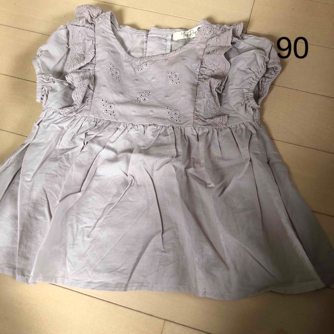 しまむら(シマムラ)のチュニック　90cm キッズ/ベビー/マタニティのキッズ服女の子用(90cm~)(ブラウス)の商品写真