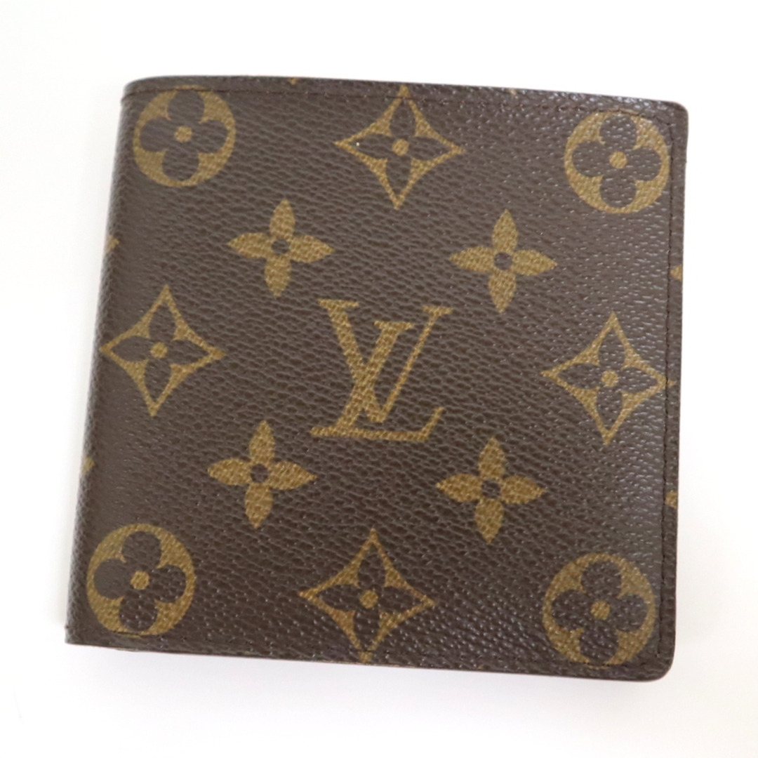 【LOUIS VUITTON】ルイヴィトン ポルトフォイユ マルコ 二つ折り財布 モノグラム M61675 CA0015/md15238ar