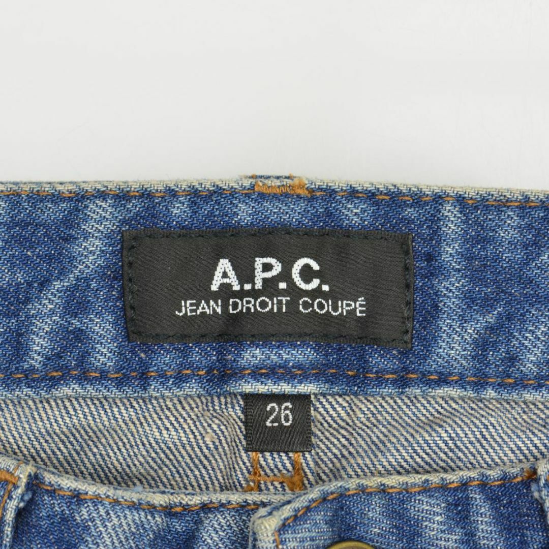 A.P.C(アーペーセー)の【APC】JEAN DROIT COUPEデニムパンツ レディースのパンツ(デニム/ジーンズ)の商品写真