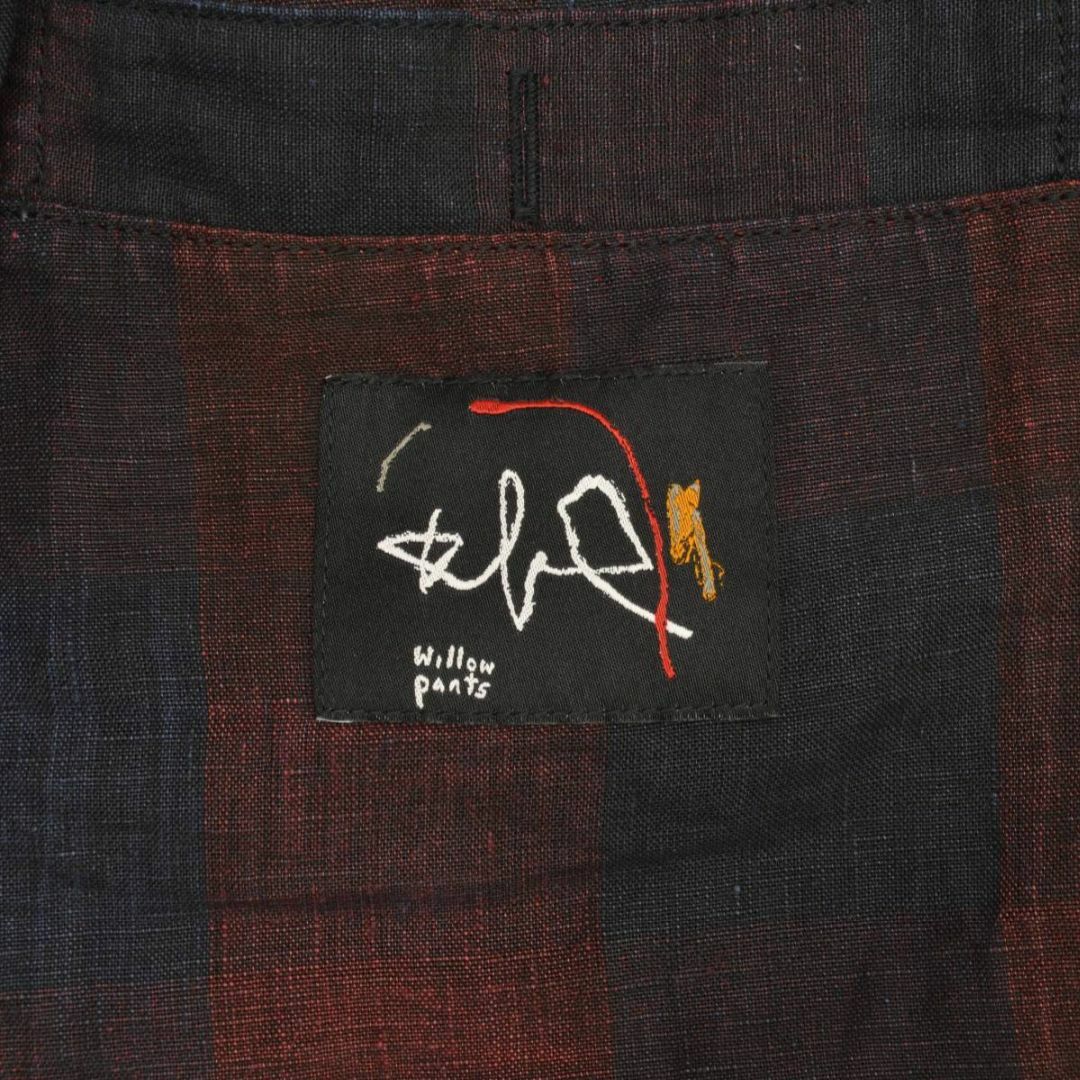 willowpants】P-007 easyshortsチェックリネンショーツの通販 by willowpants】P-007 easyshortsチェックリネンショーツの通販 by