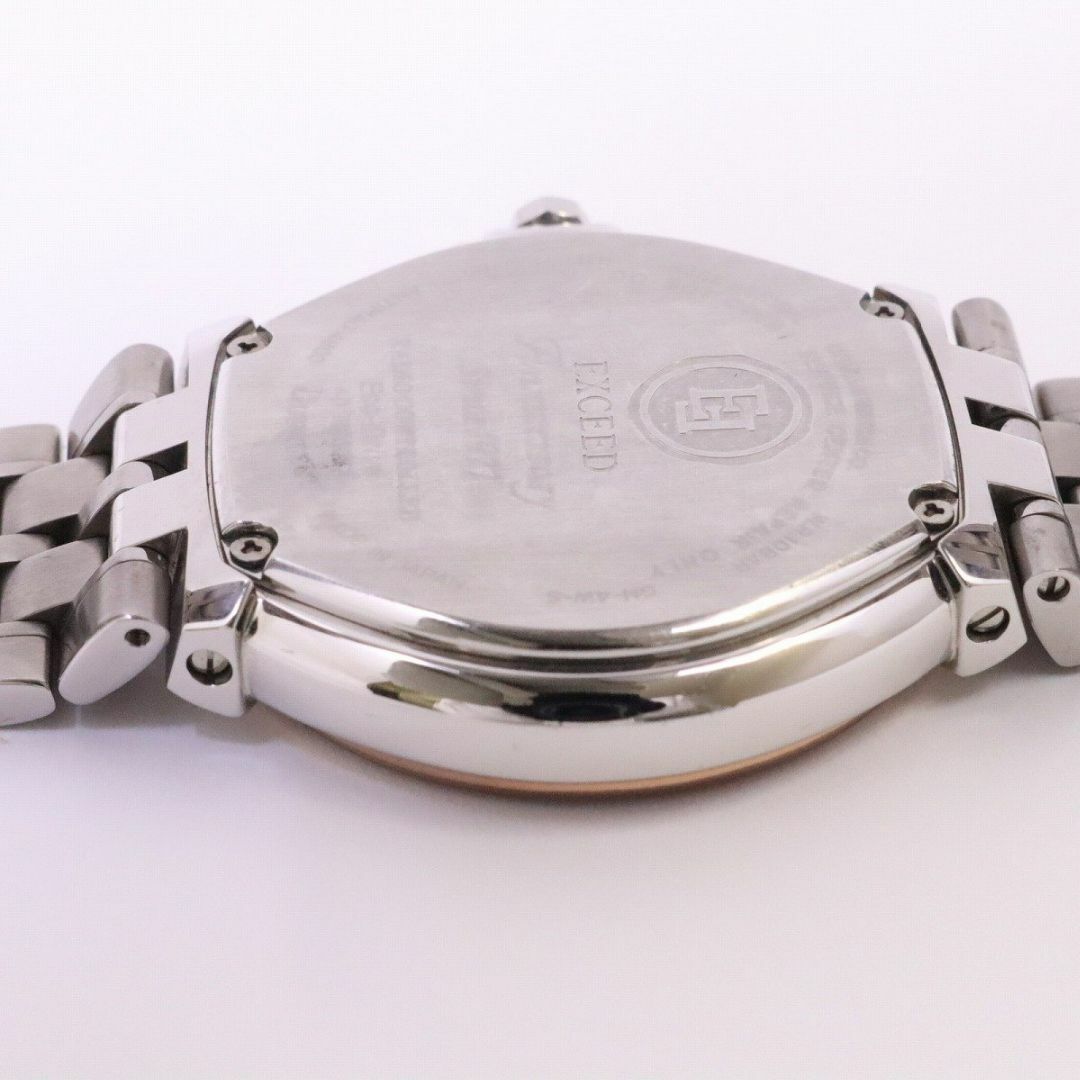 シチズン エクシード ユーロス 35周年記念モデル エコドライブ電波 メンズ 腕時計 コンビ シェル文字盤 AS7074-57A