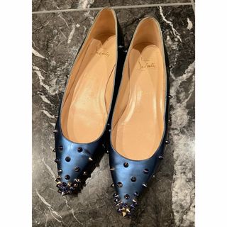 ルブタン(Christian Louboutin) スタッズ バレエシューズ(レディース