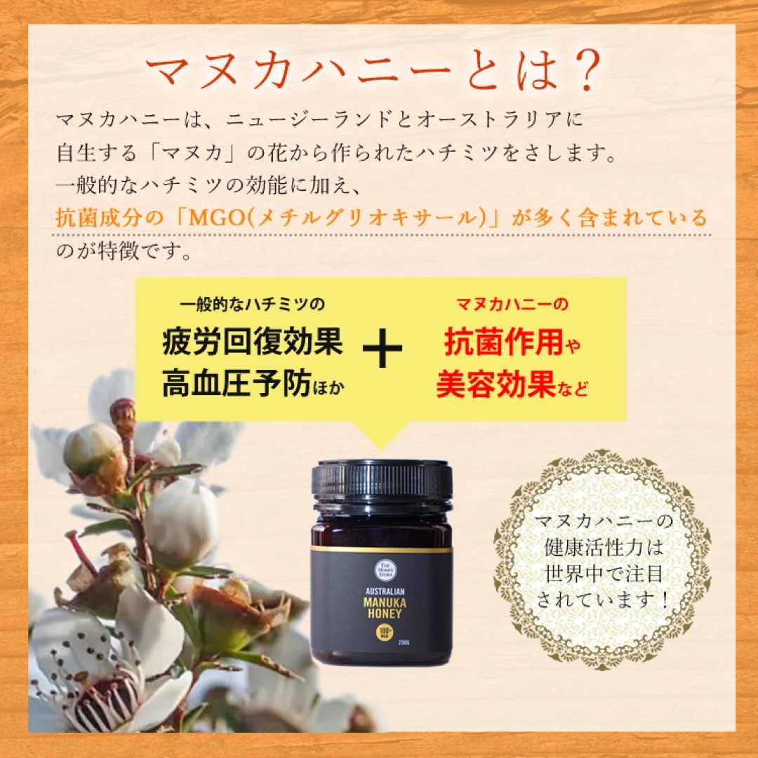 マヌカハニーMGO250+500g12個セットマヌカ蜂蜜　マヌカはちみつ