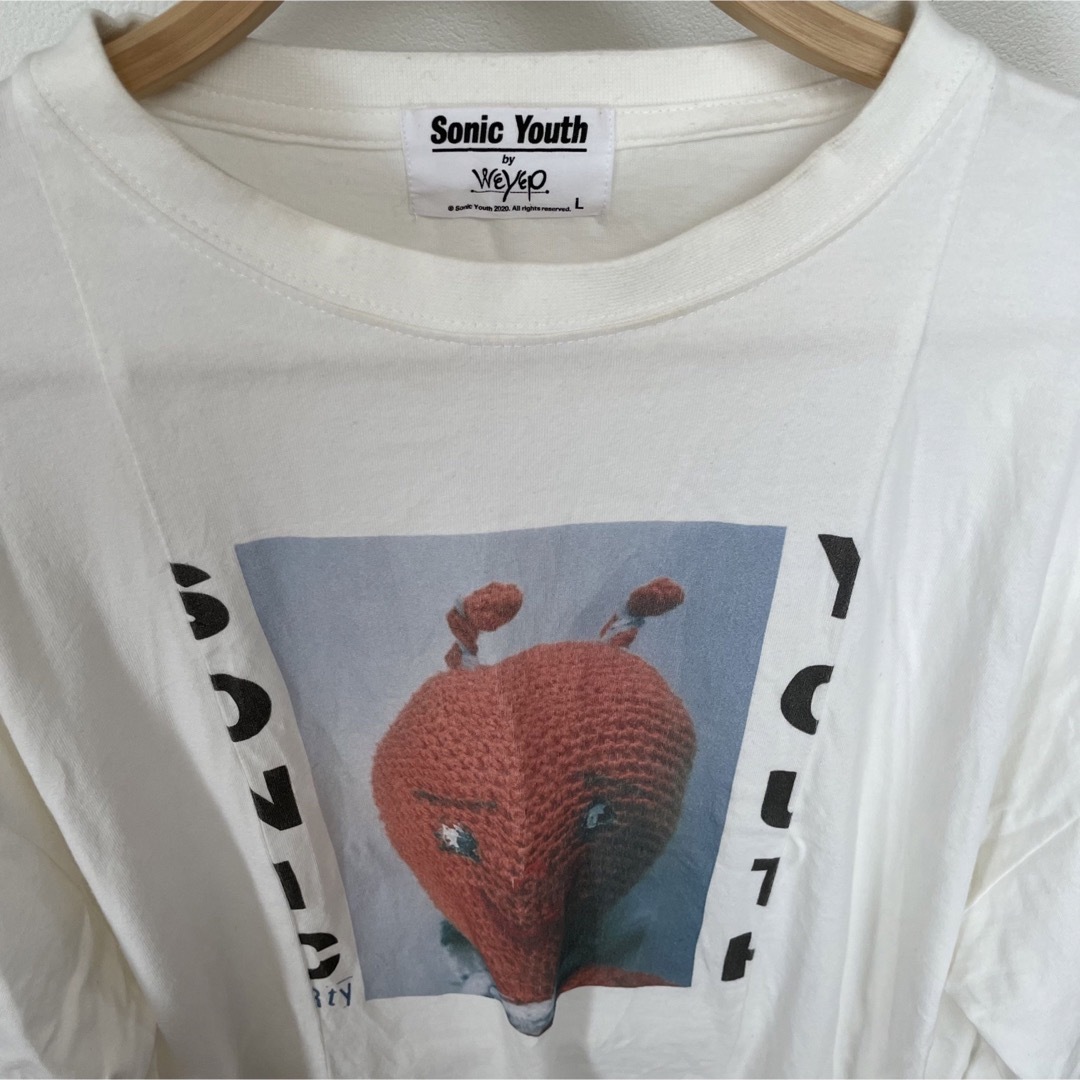 WEYEP(ウィエップ)のＷＥＹＥＰ　ＳＯＮＩＣＹＯＵＴＨ　ＲＯＣＫＴＥＥ メンズのトップス(Tシャツ/カットソー(七分/長袖))の商品写真