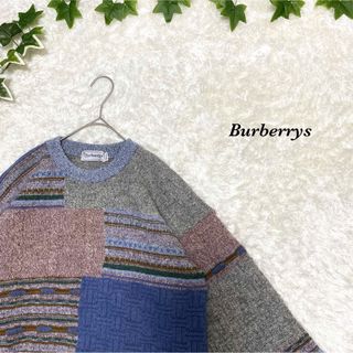 バーバリー(BURBERRY) ニット/セーター(メンズ)（マルチカラー）の通販