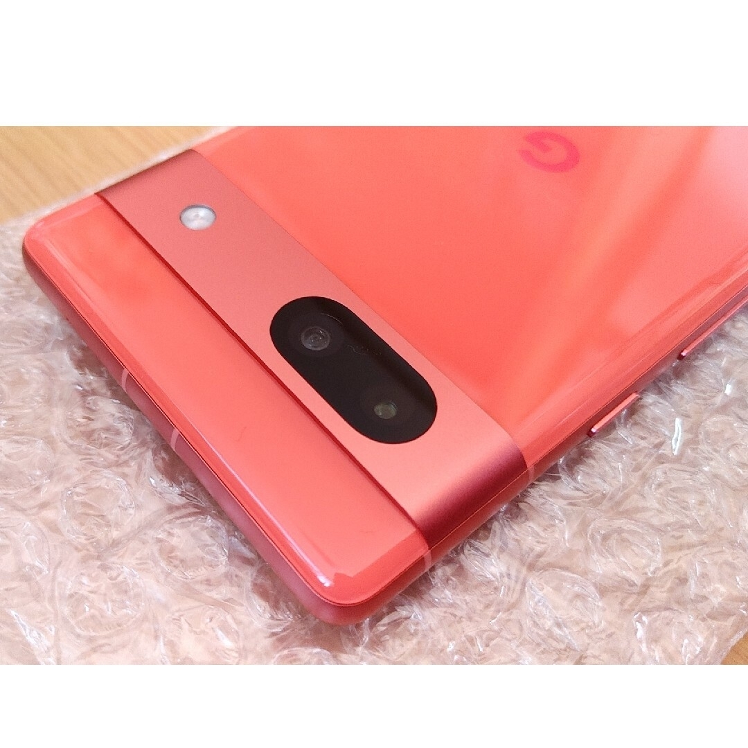 Google Pixel - google pixel 7a Coral(赤) SIMフリー 128GBの通販 by