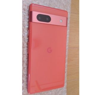 Google Pixel   google pixel 7a Coral赤 SIMフリー GBの通販 by