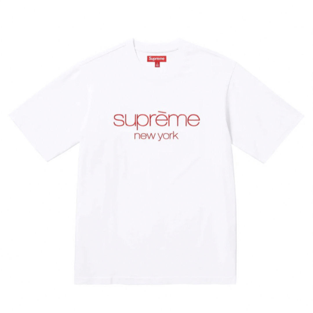Tシャツ/カットソー(半袖/袖なし)Supreme Classic Logo Tee White 22SS XXL