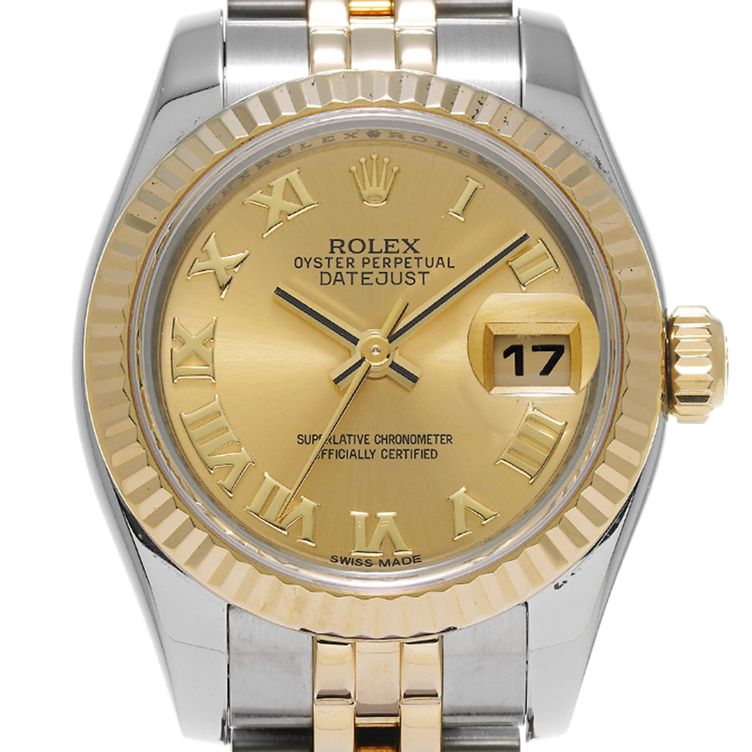 ロレックス ROLEX 179173 ランダムシリアル シャンパン レディース 腕時計 6