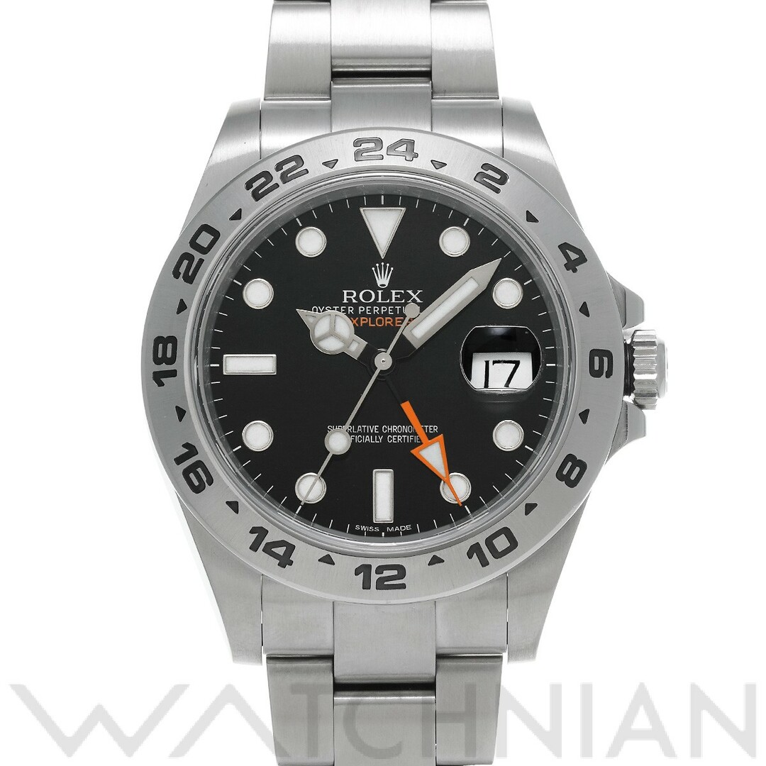 ロレックス ROLEX 216570 G番(2011年頃製造) ブラック メンズ 腕時計