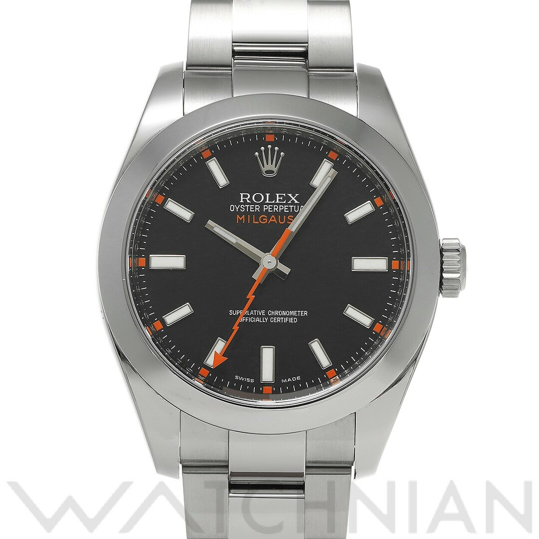 ロレックス ROLEX 116400 V番(2009年頃製造) ブラック メンズ 腕時計