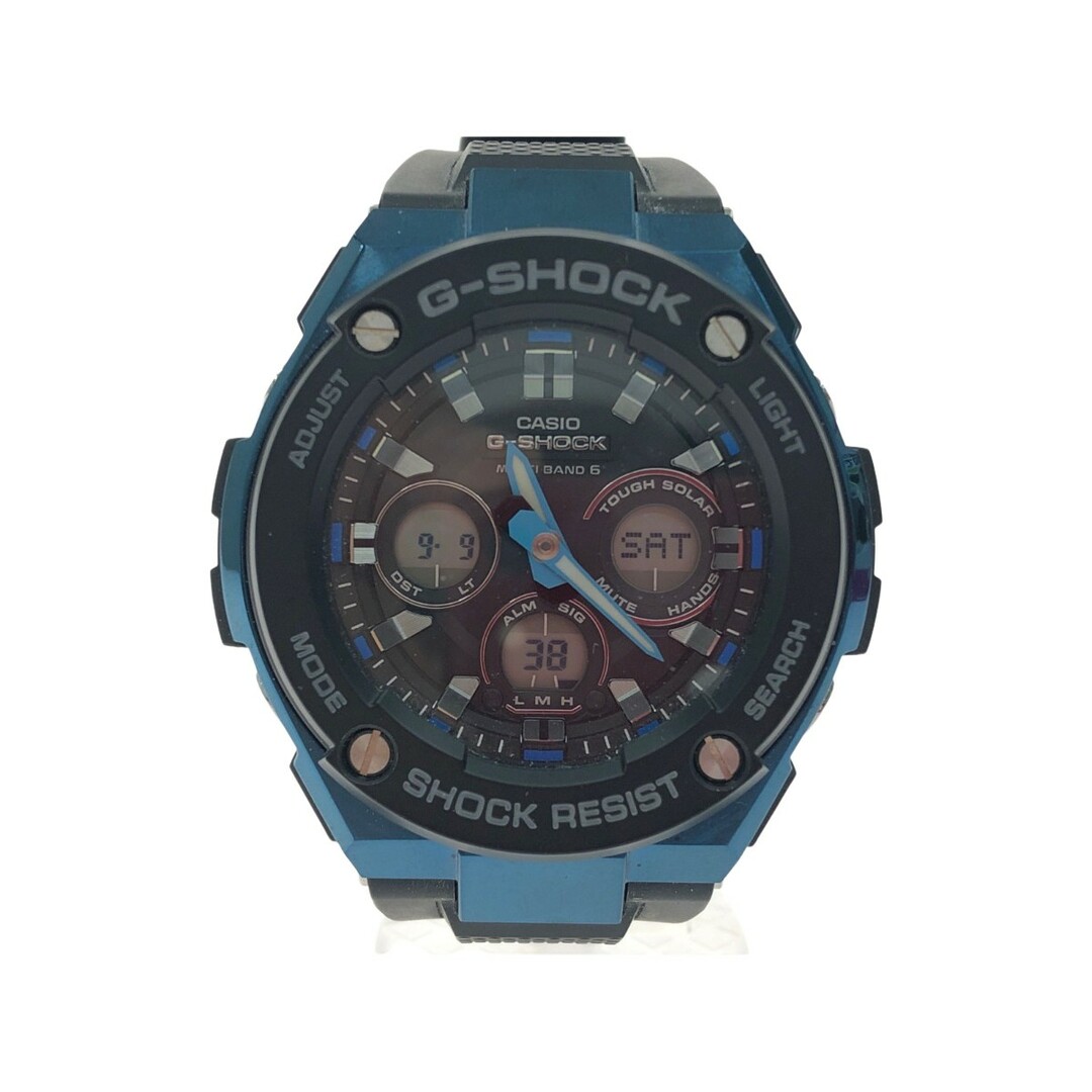 CASIO(カシオ)の▼▼CASIO カシオ メンズ腕時計 電波ソーラー G-SHOCK Gショック G-STEEL マルチバンド6 アナデジ GST-W300G メンズの時計(腕時計(アナログ))の商品写真