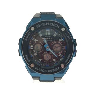 カシオ(CASIO)の▼▼CASIO カシオ メンズ腕時計 電波ソーラー G-SHOCK Gショック G-STEEL マルチバンド6 アナデジ GST-W300G(腕時計(アナログ))