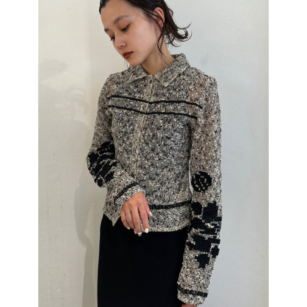 TODAYFUL シャツ　刺繍　Embroidery Puff Blouse