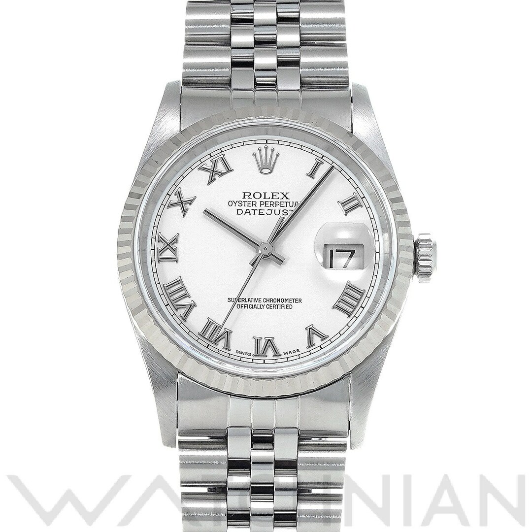 ロレックス ROLEX 16234 U番(1998年頃製造) ホワイト メンズ 腕時計