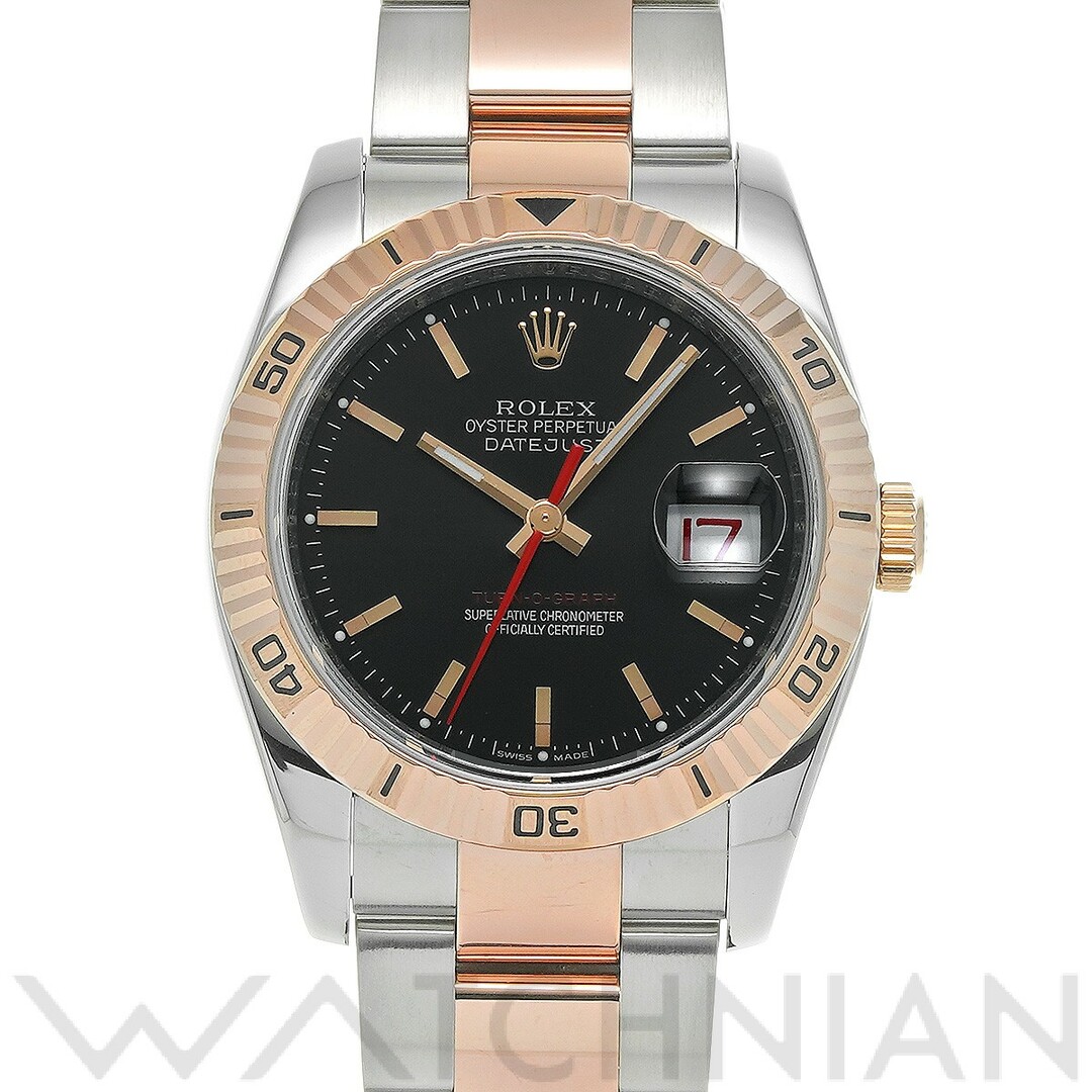 ロレックス ROLEX 116261 D番(2005年頃製造) ブラック メンズ 腕時計