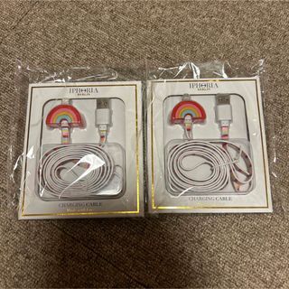 アイフォリア(IPHORIA)のCharging Cable Apple iPhone - 2点セット(バッテリー/充電器)