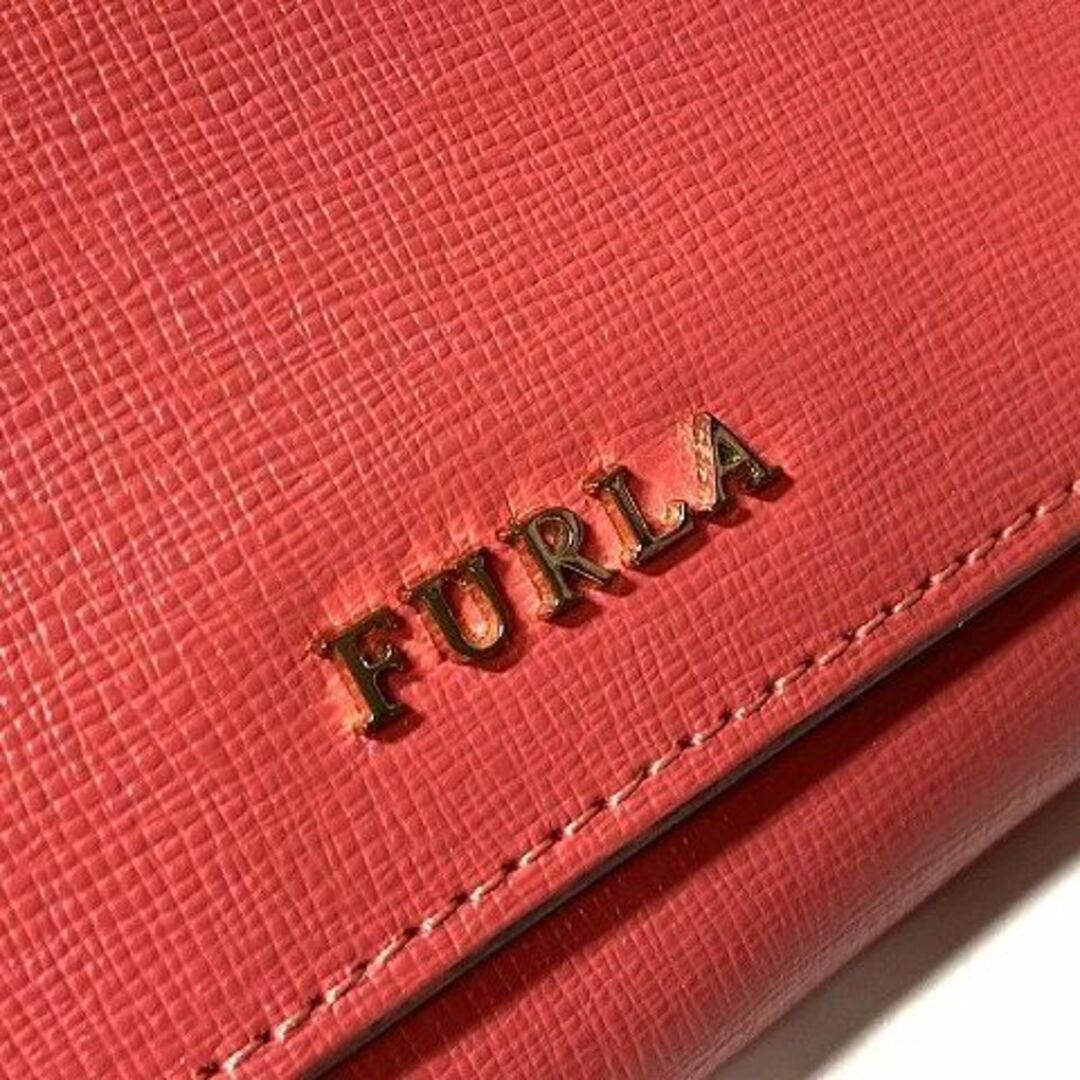 Furla(フルラ)のFURLA　フルラ　二つ折り長財布　レザー　ピンク レディースのファッション小物(財布)の商品写真